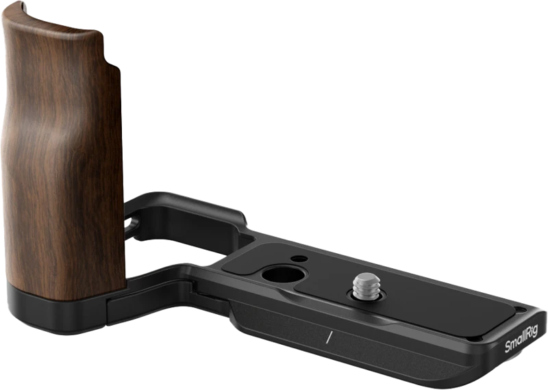 SmallRig 4864 L-Shape Mount Plate with Wooden Handle for Sony ZV-E10 II