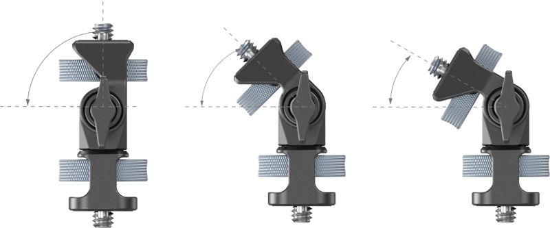SmallRig 4886 Swivel and Tilt Adjustable Monitorius Support with 1/4"-20 Screws
