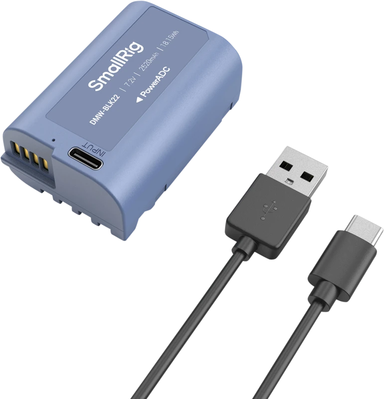SmallRig 4906 battery USB-C DMW-BLK22