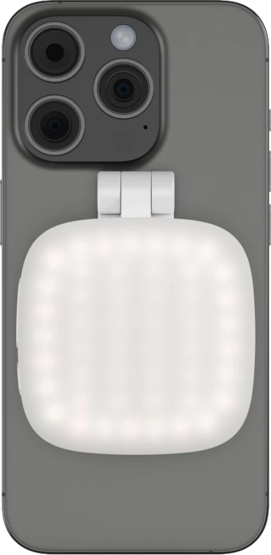 „SmallRig 4933 Vibe P48“ nuimamas mobiliojo telefono LED vaizdo įrašymo žibintuvėlis, Baltas