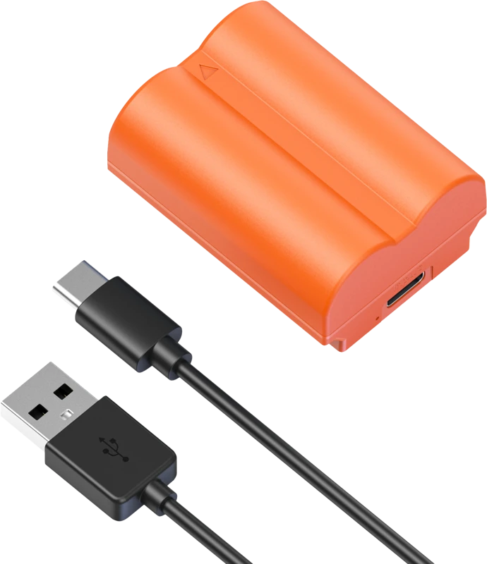 Oranžinis SmallRig 4970 NP-W235 USB-C Rechargeable Camera Baterija Oranžinis