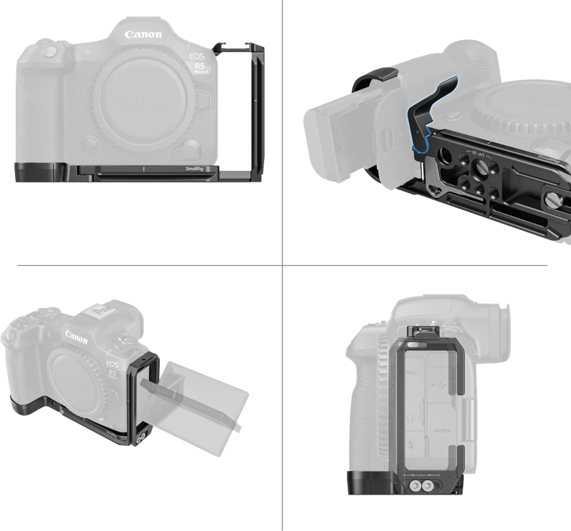 SmallRig 4983 L-Shape Mount Plate for Canon EOS R5 Mark II