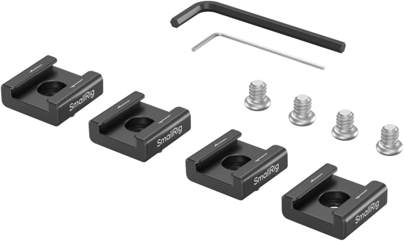 SmallRig 5033 Anti-Twist Cold Shoe Mount Support (4pcs)