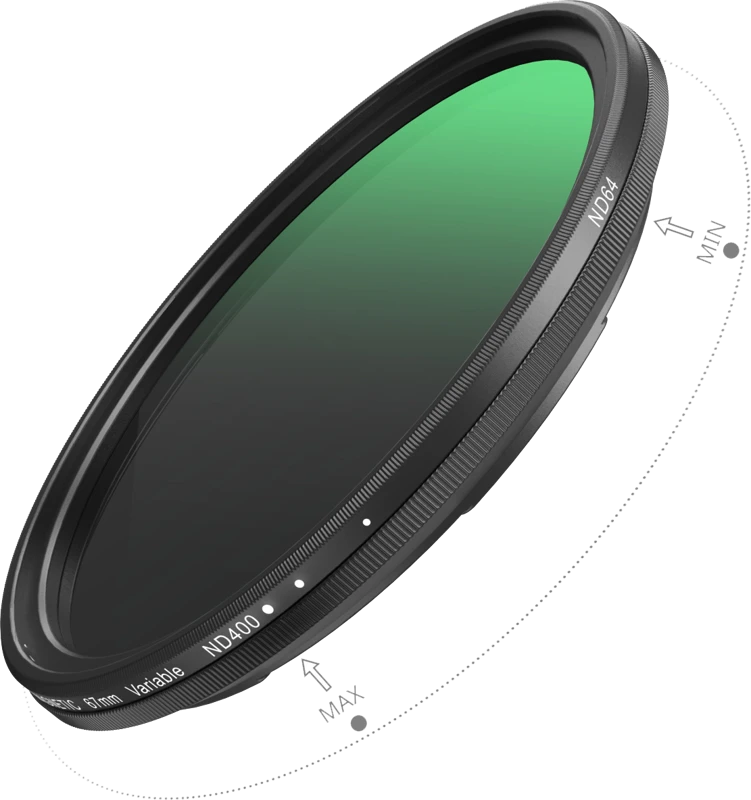 SmallRig 5169 Attachable VND Filter ND64-ND400 (6-9 Stop) 67mm