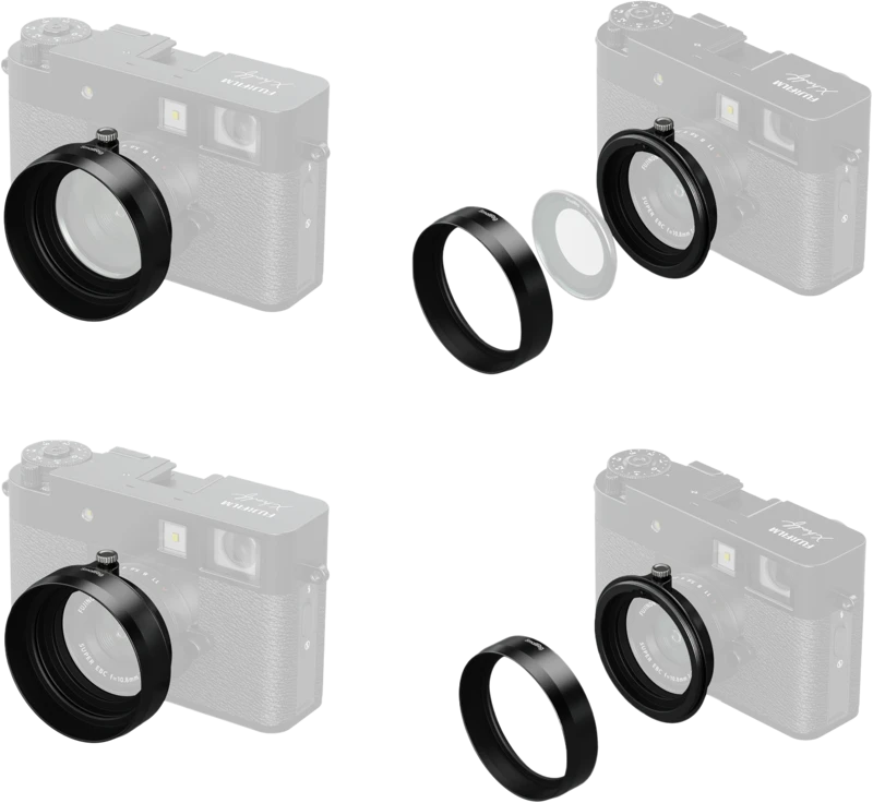 SmallRig 5215 Lens Hood for FUJIFILM X half Juodas