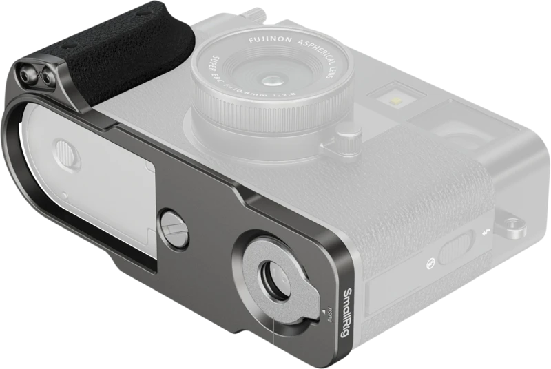 SmallRig 5217 L-Shaped Mount Plate with Silicone Handle for FUJIFILM X half Charcoal Sidabrinis