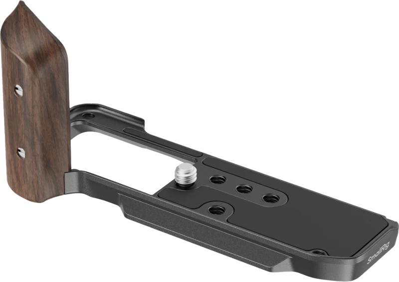 SmallRig 5260 L-Shape Mount Plate with Wooden Handle for FUJIFILM X-M5 Juodas