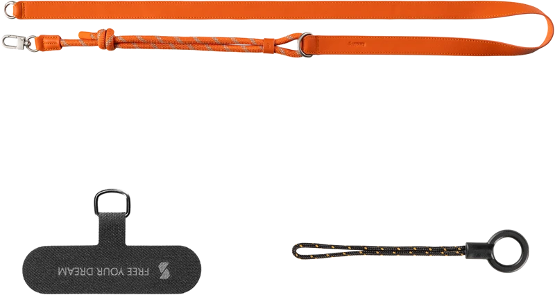 SmallRig 5300 FilMov Phone Shoulder Strap Oranžinis