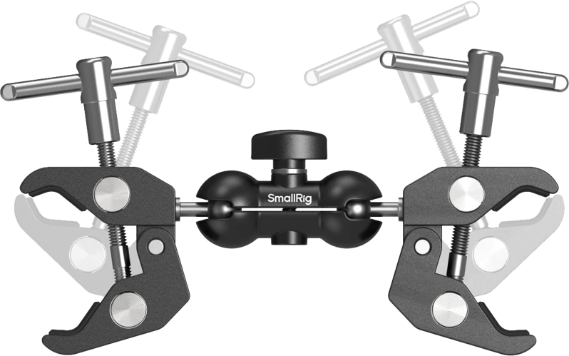 SmallRig 5331 Double Head Crab-Shaped Clamp