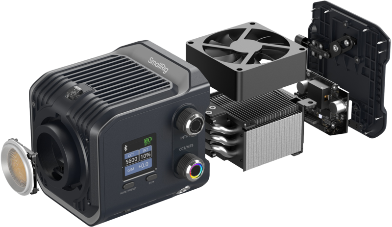 SmallRig 5380 RC 100C COB LED Video Light Ink Mėlyna / Pro Version / EU
