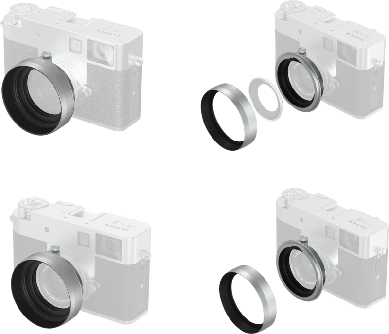 SmallRig 5393 Lens Hood for FUJIFILM X half Sidabrinis