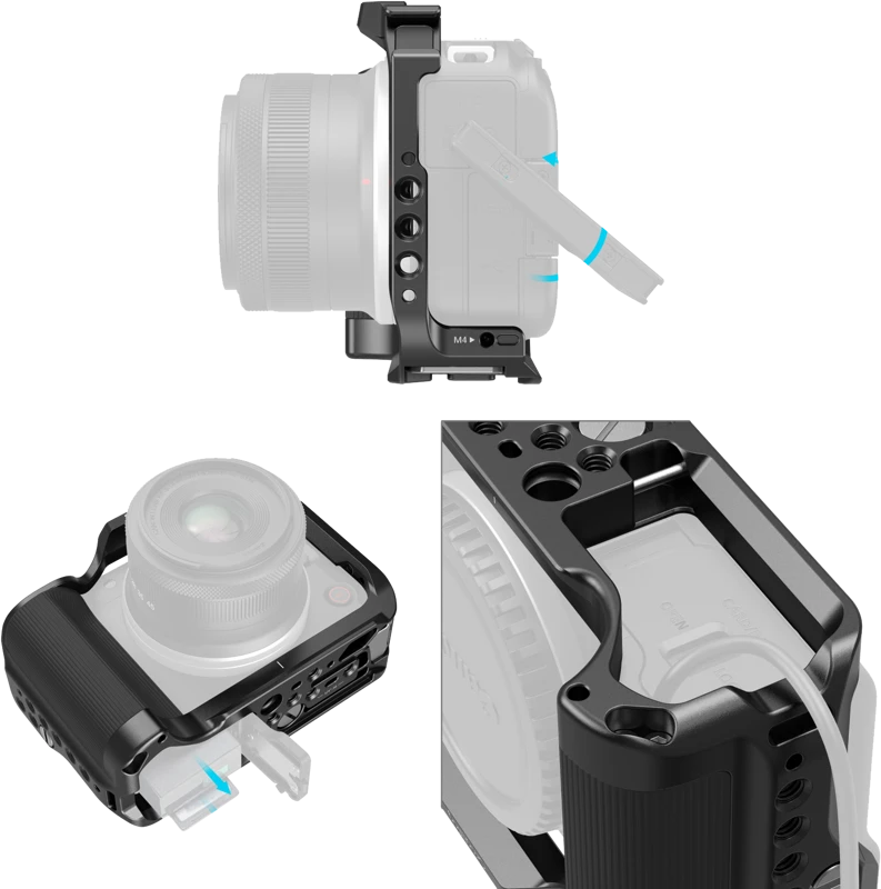 SmallRig 5427 Cage for Canon EOS R50 V Juodas