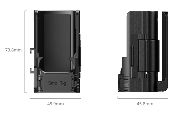 Magnetinis tvirtinimo laikiklis SmallRig 6009, skirtas DJI Osmo Pocket 4, 180° reguliavimas