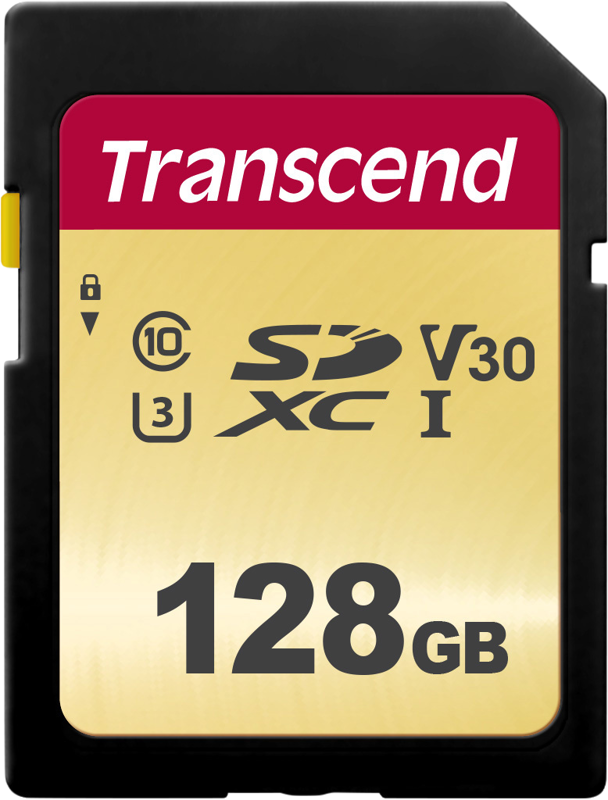 Atminties kortelė Transcend SDXC SDC500S 128GB CL10 UHS-I U3 Up to 95MB/S