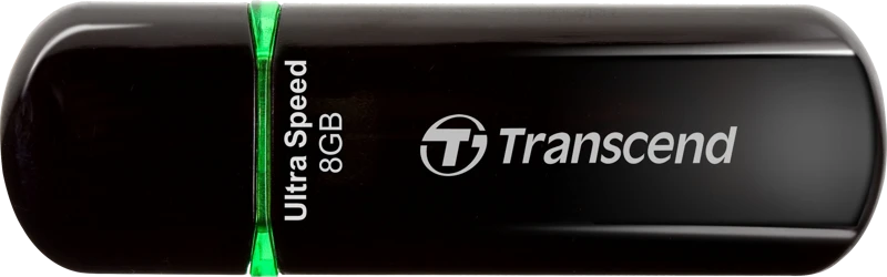 Transcend Mėlyna USB atmintinė 8 GB USB 2.0 didelės spartos - JETFLASH 600 MLC Mėlynas
