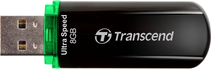 Transcend Mėlyna USB atmintinė 8 GB USB 2.0 didelės spartos - JETFLASH 600 MLC Mėlynas