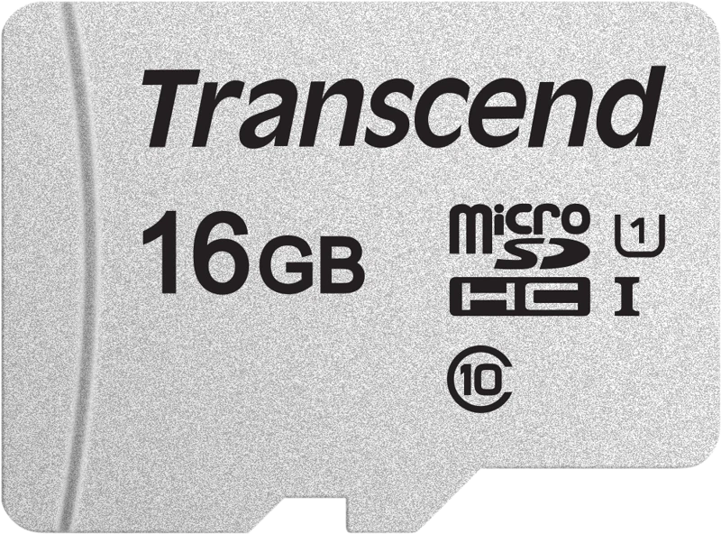 Atminties kortelė Transcend microSDHC USD300S 16GB CL10 UHS-I U1 iki 95MB/S