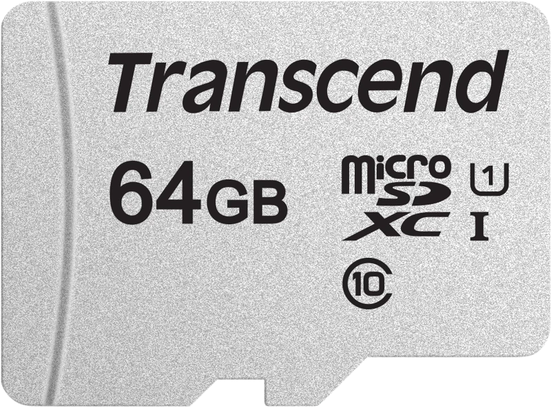 Atminties kortelė Transcend microSDXC USD300S 64GB CL10 UHS-I U1 iki 95MB/S
