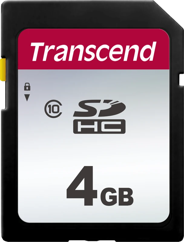 Atminties kortelė TRANSCEND 4 GB SD kortelė, klasė 10