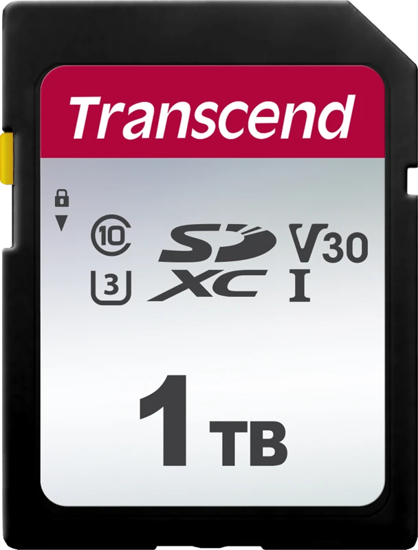 Transcend 1TB SDXC atminties kortelė su užrakto jungikliu