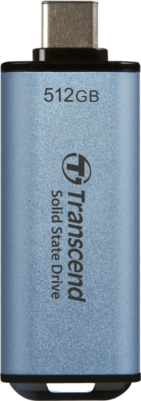 Kietasis diskas Nešiojamas „Transcend ESD300“ SSD diskas (USB 10 Gbps, C tipas), 512 GB