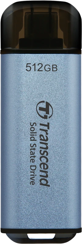 Kietasis diskas Nešiojamas „Transcend ESD300“ SSD diskas (USB 10 Gbps, C tipas), 512 GB