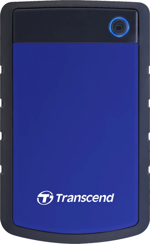 Išorinis kietasis diskas Transcend 25H3P 2.5'' 1TB USB3, Triguba smūgių slopinimo sistema