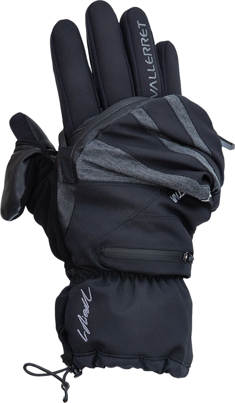 Vallerret Skadi Zipper Mitt LRS: Juodas S