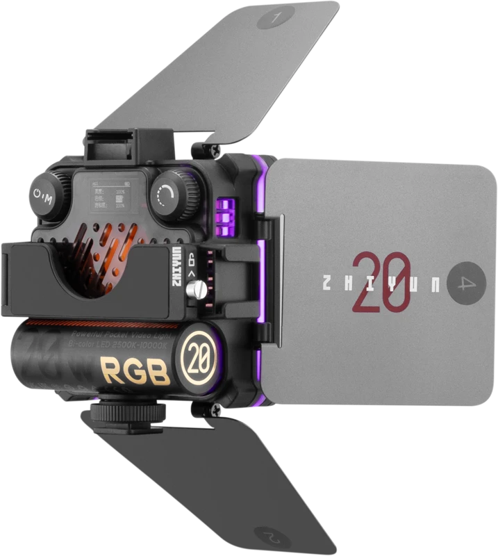 ZHIYUN LED FIVERAY M20C (RGB) KOMBINUOTAS KIŠENĖS ŠVIETIMAS