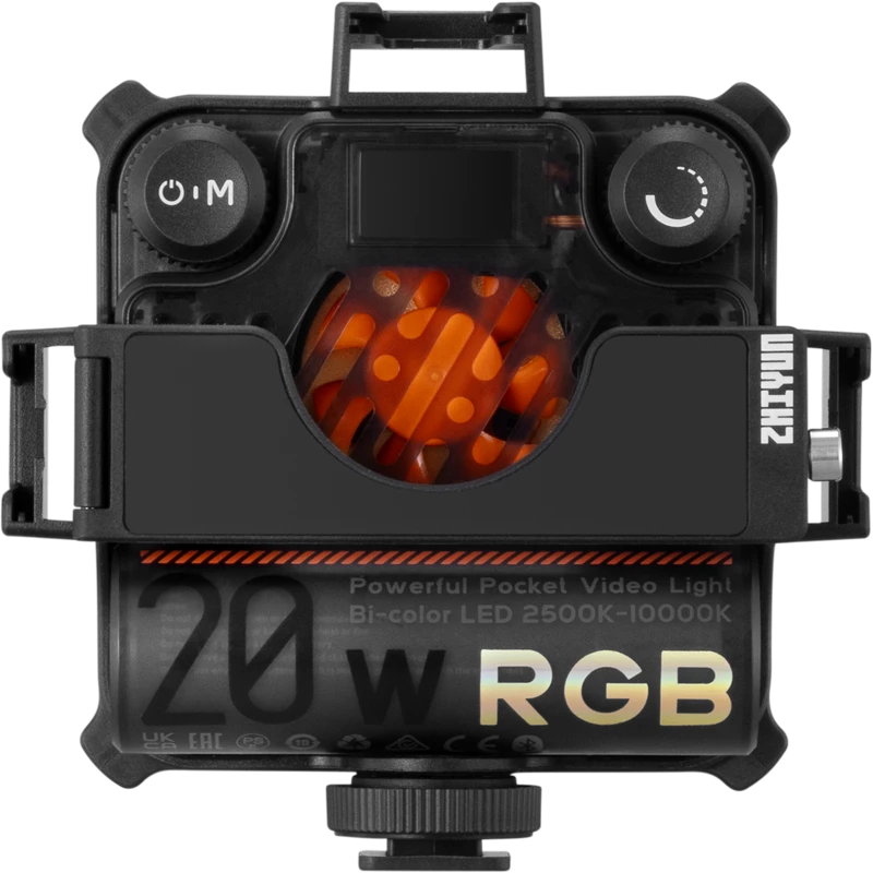 ZHIYUN LED FIVERAY M20C (RGB) KOMBINUOTAS KIŠENĖS ŠVIETIMAS