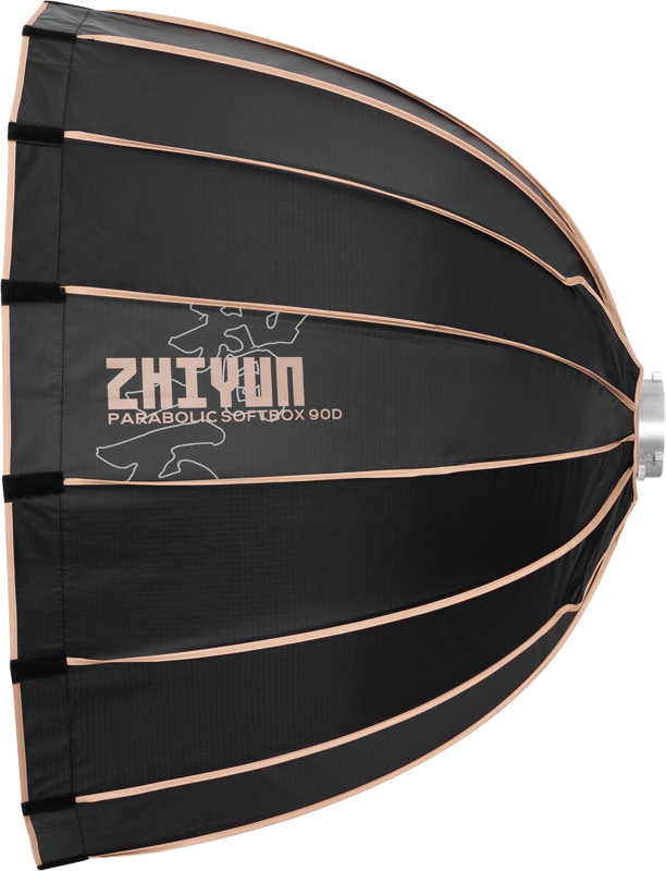 „Zhiyun“ parabolinis šviestuvas 90 cm (su Bowenso laikikliu)