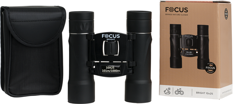 Žiūronai „Focus Sport Optics Bright“ 10x25 taikiklis