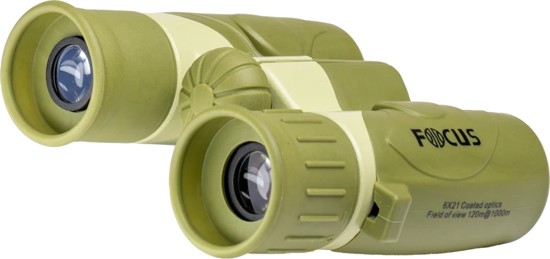 Žiūronai Focus Sport Optics Junior 6x21 žalia