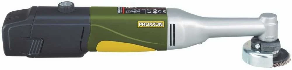 Akumuliatorinis kampinis šlifuoklis PROXXON LHW/A 2,6Ah