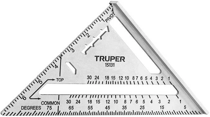 Aliuminio dailidės kampainis 7 "(177 mm) Truper®