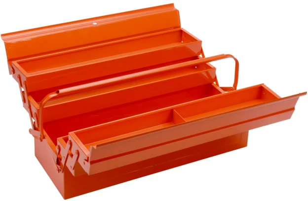 Bahco Cantilever style metallic tool box 530x205x200mm