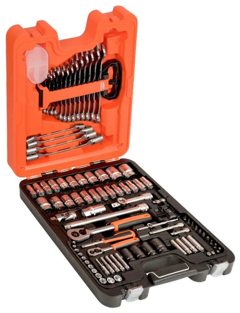 Bahco Galvučių, priedų ir raktų rinkinys 1/2" ir 1/4" 94 vnt