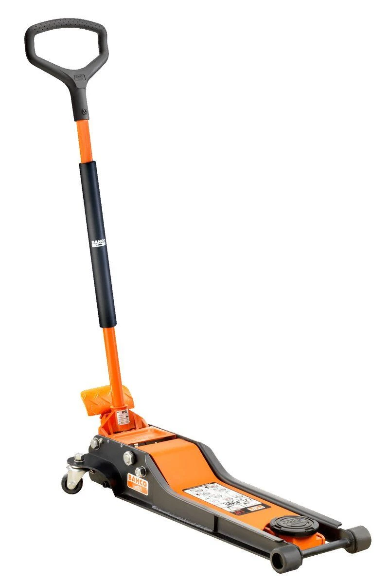 Bahco Hidraulinis keltuvas ant ratukų 1,5 t, žemas įėjimas: min 70mm, max 610mm, ilgis 960mm
