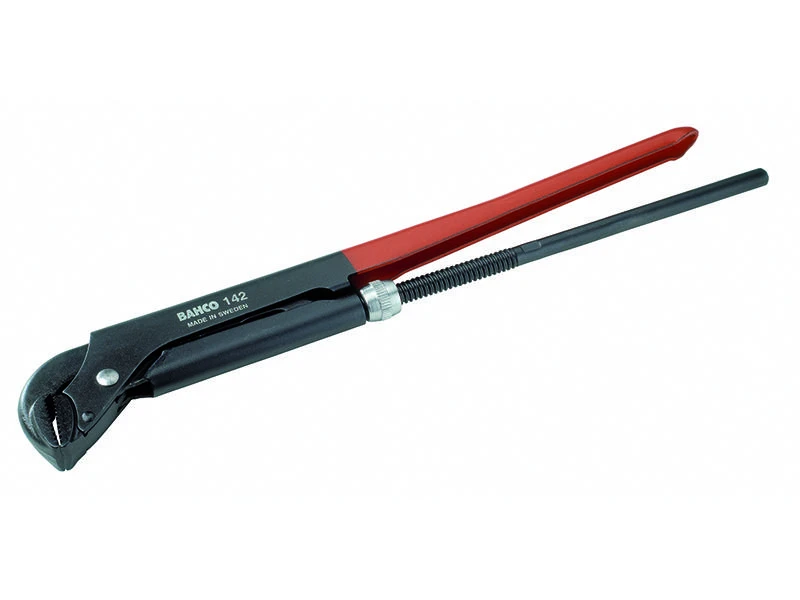 Bahco Universalus raktas vamzdžiams. Bendras ilgis 4256mm. Maksimalus 65 mm. 1 1/2" vamzdžiui. Oksiduotas, anktikorozinis padengimas,grūdintos siaurintos žiotys, neslystantys dantys. Aukščiausia klasė