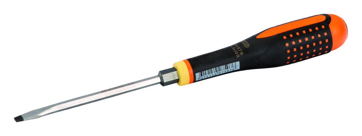 Bahco Kalamas atsuktuvas ERGO™ plokščias su 11mm šešiakampiu koteliu 1.2x6.5x125mm