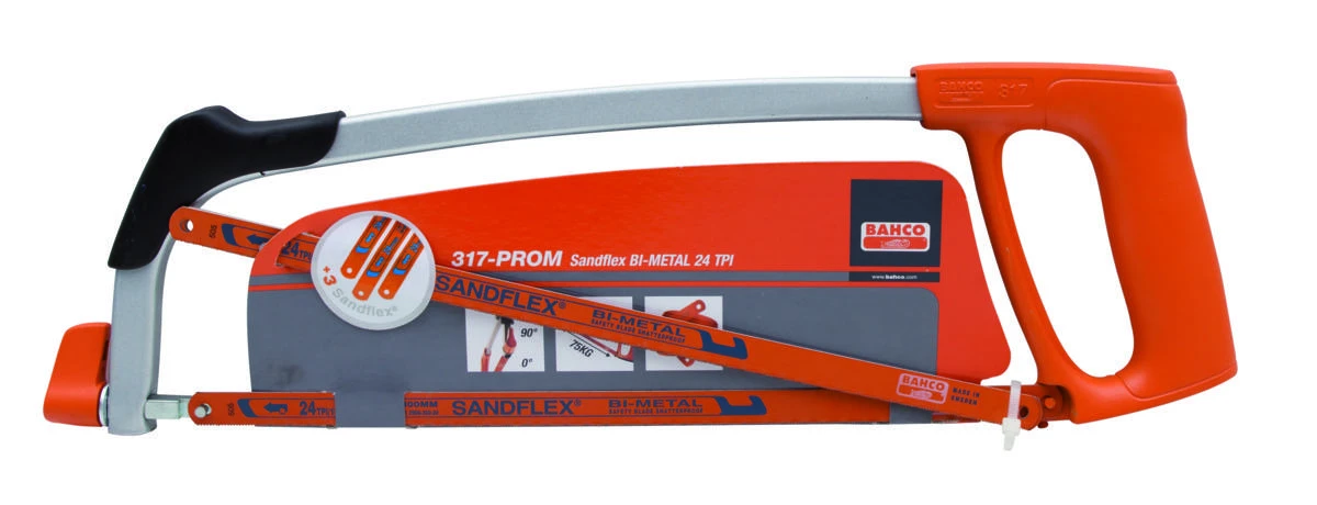 Bahco Metalo pjūklo rėmas 300mm + 3 geležtės Dovanų