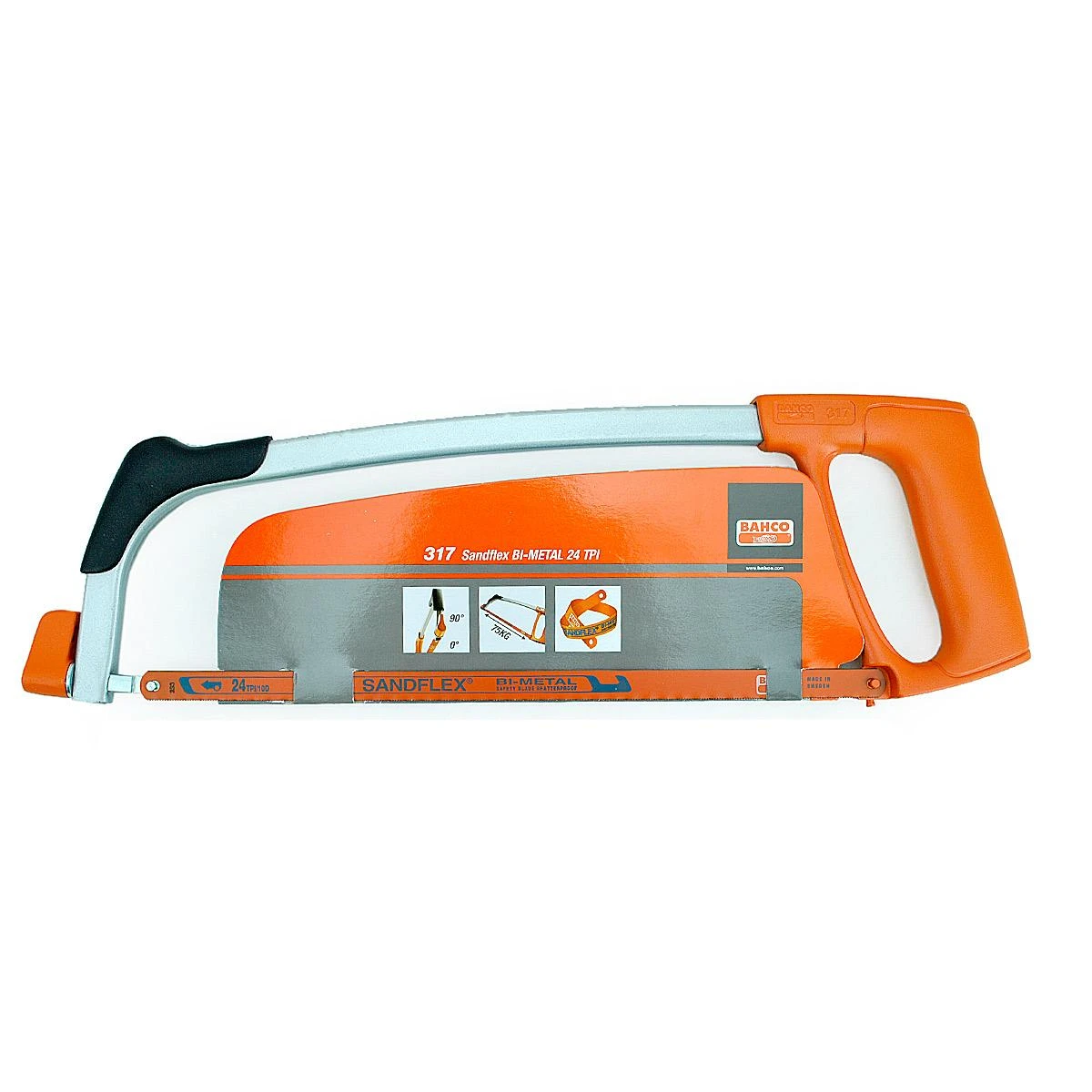 Bahco Metalo pjūklo rėmas 300mm + 3 geležtės Dovanų