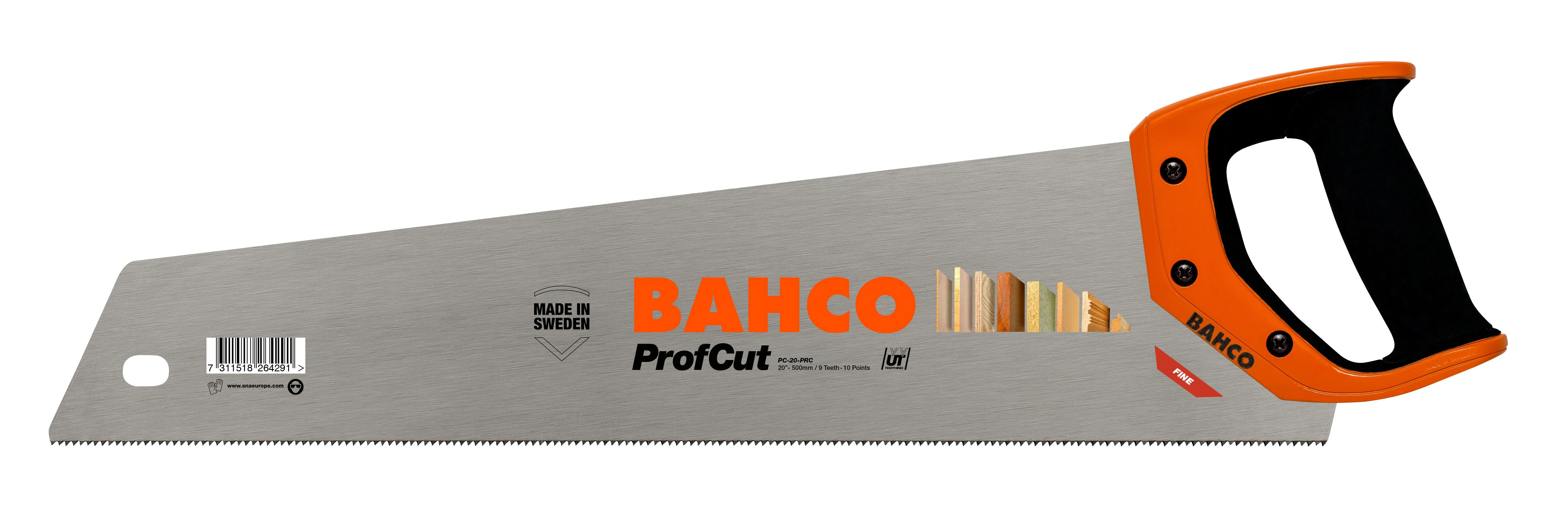 Preciziškas pjūklas medžiui PfofCut 500mm 9/10 BAHCO