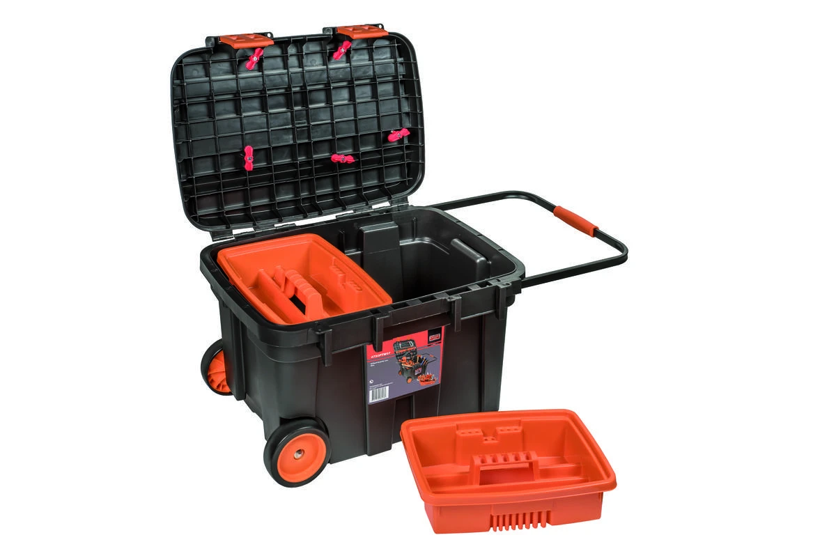 Bahco Plastikinė įrankių dėžė ant ratukų PTBW67 675x472x416mm 78L