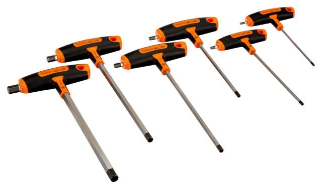 Bahco T-formos HEX raktų rinkinys, 6vnt, 3-4-5-8-10mm