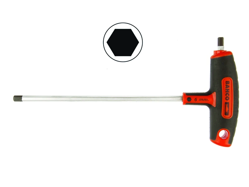Bahco T-formos šešiakampis 3mm atsuktuvas 150mm