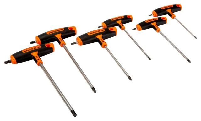 Bahco T-formos TORX raktų rinkinys, 6vnt, T10-T15-T20-T25-T30-T40