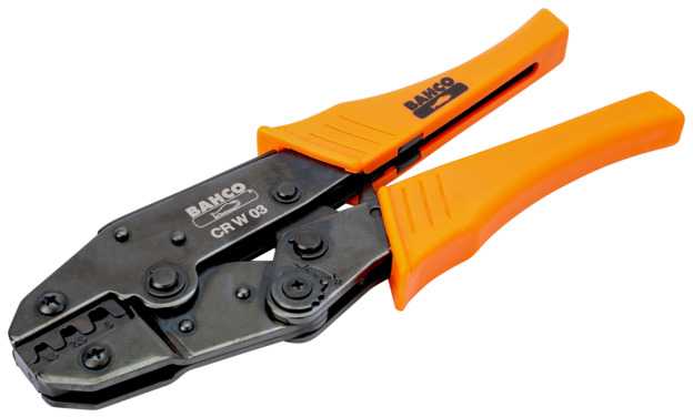 Bahco Terkšlinės presavimo replės neizoliuotoms atviroms jungtims 225mm 0,5-6,0mm2
