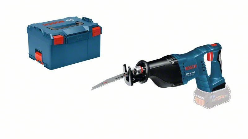 Bosch GSA 18 V-LI tiesinis pjūklas su dėklu