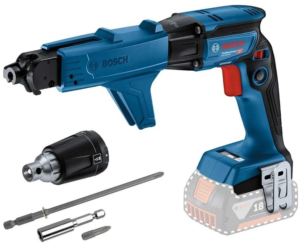 Juostinis suktuvas BOSCH GTB 18V-45 su priedais
